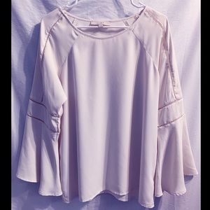 Loft Long Bell Sleeve Blouse